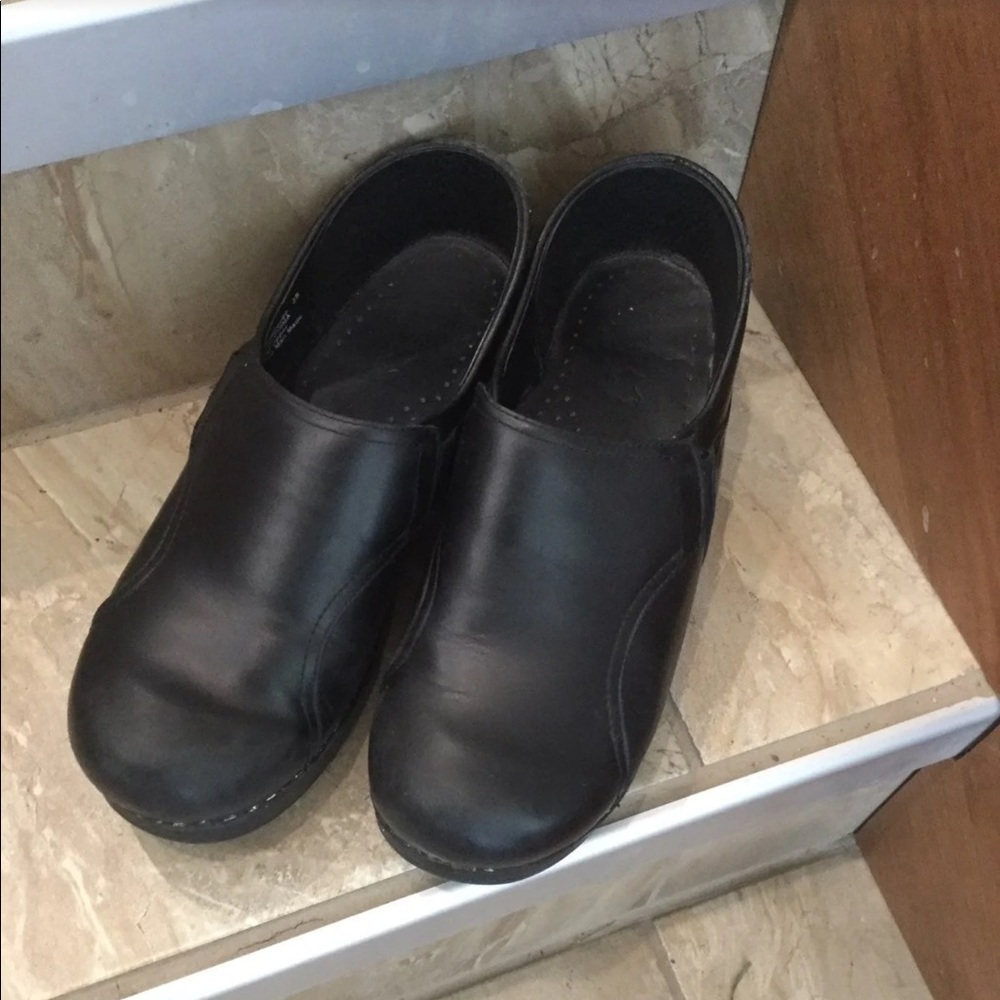 Dansko black mules